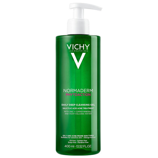 VICHY Normaderm Daily Acne Face Wash, Salicylic Acid Face Cleanser