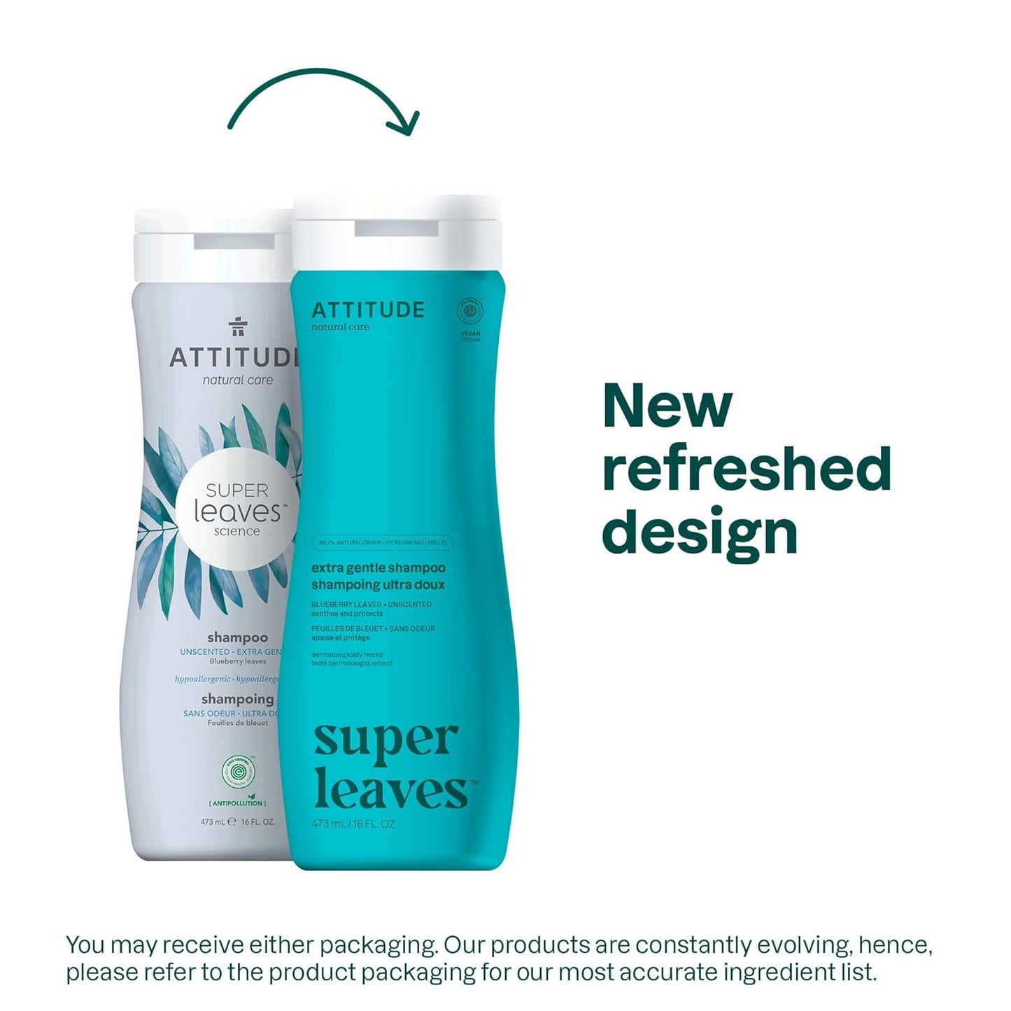 ATTITUDE Extra Gentle Hair Shampoo -16 Fl Oz