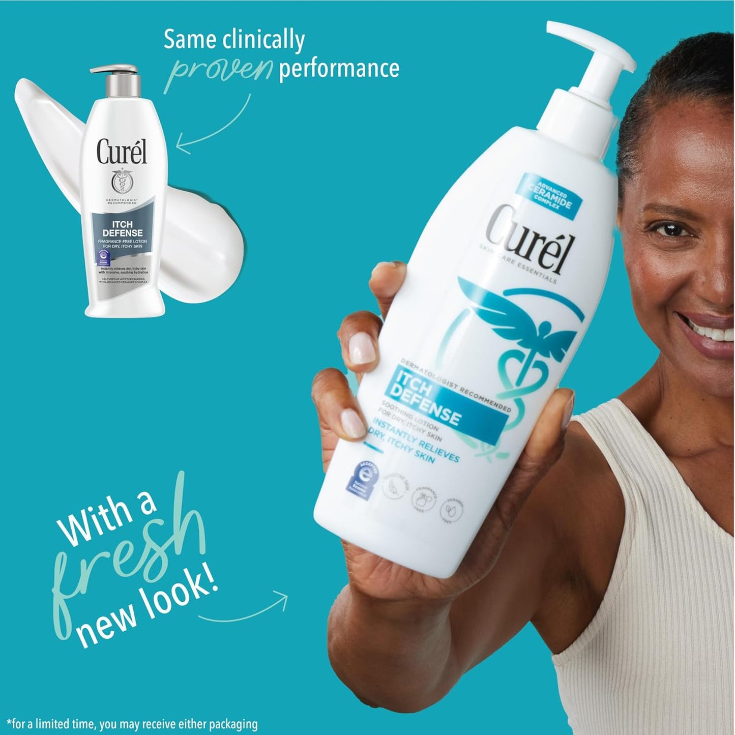 Curel Itch Defense Calming Body Lotion, Moisturizer for Dry, 13 Oz