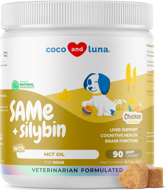 Same and Silybin for Dogs - 90 Soft Chews
