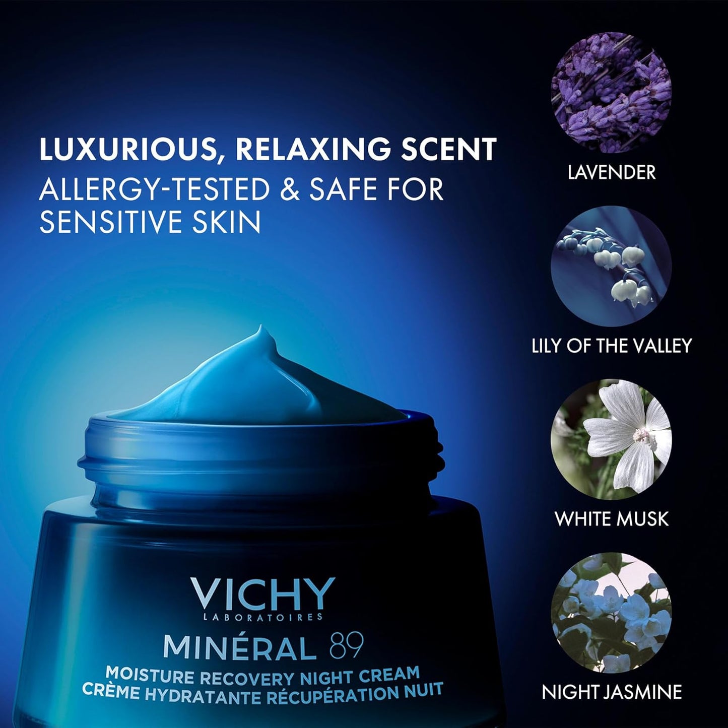 VICHY Minéral 89 Moisture Recovery Night Cream -50ml