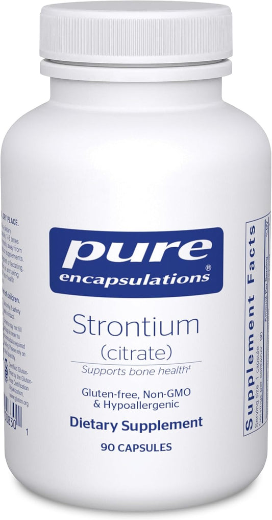 Pure Encapsulations Strontium (Citrate) - 90 Capsules