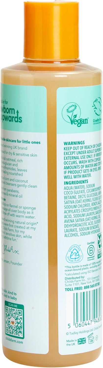 Childs Farm, OatDerma Baby Wash -  8.4 Fl Oz