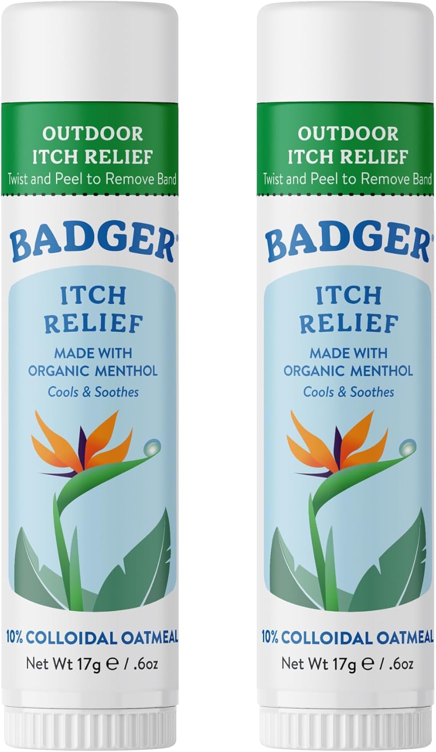 Badger Bug Bite Itch Relief Stick,6 oz,  2-Pack