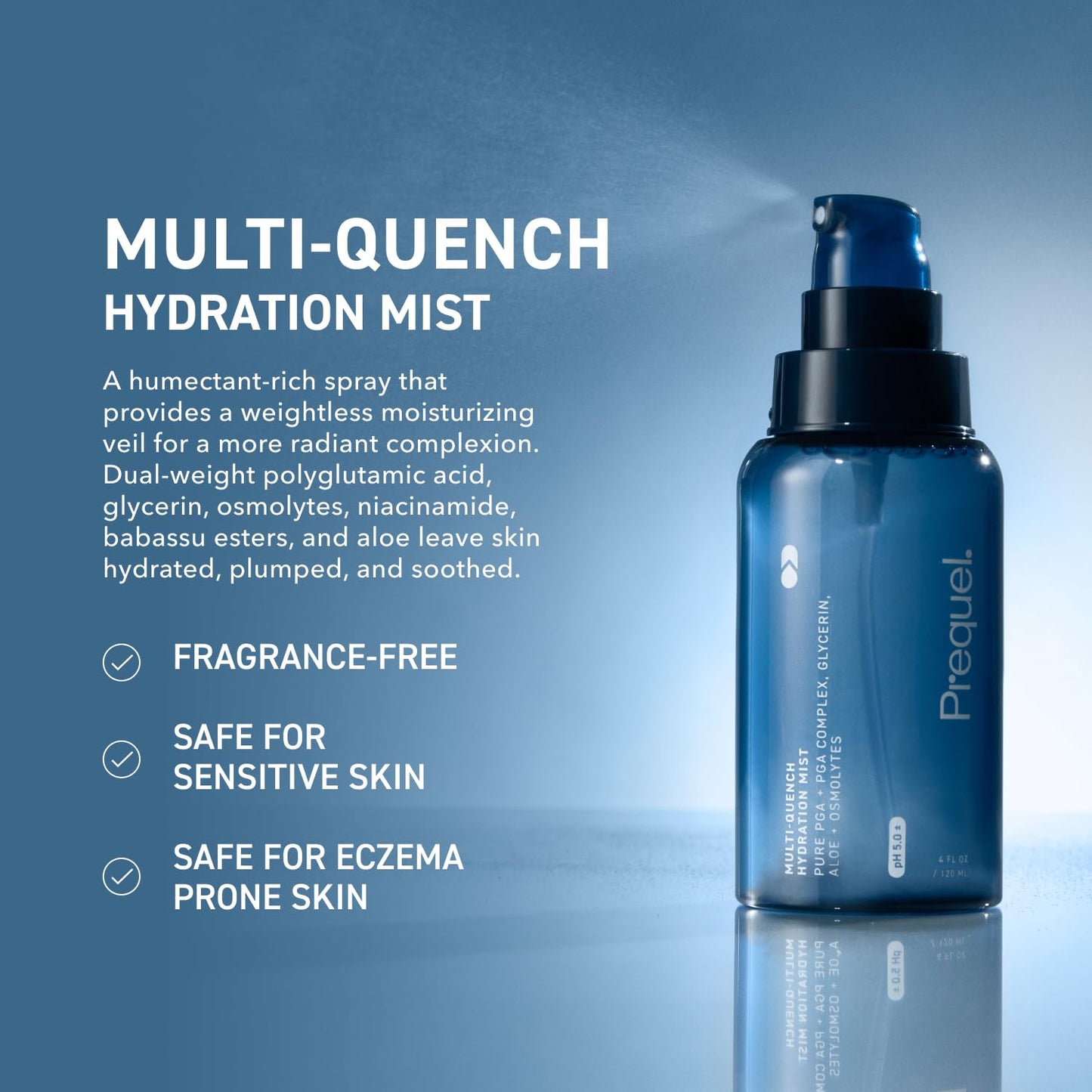 Prequel Skin Multi-Quench Hydration Mist – 4 fl oz