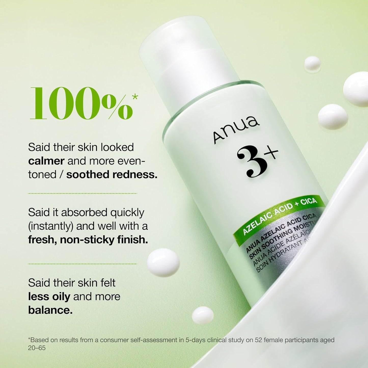ANUA Azelaic Acid CICA Skin Soothing Moisturizer, 3.38 fl oz