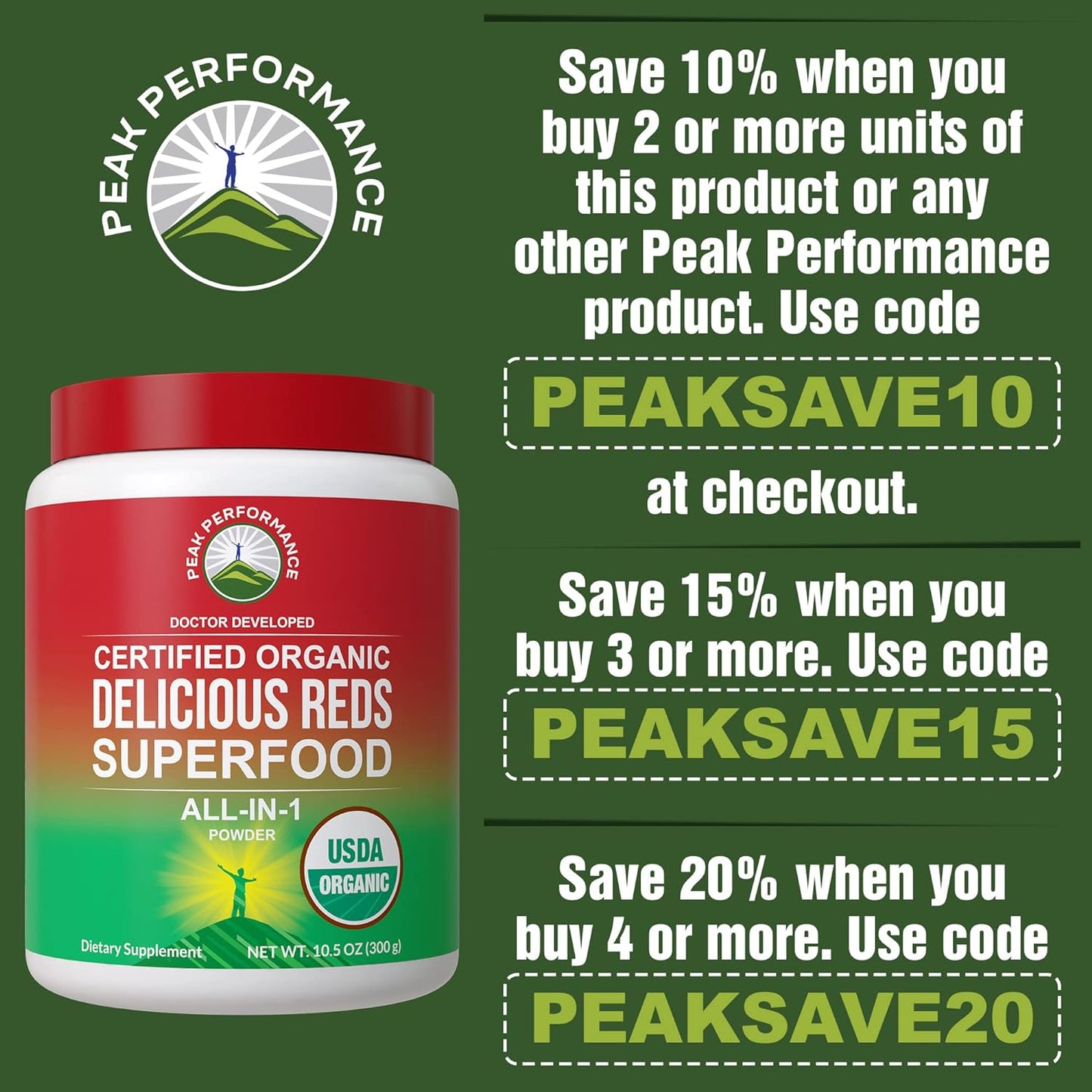 Organic Reds Superfood Powder. Best Tasting Organic Red Juice Super Food