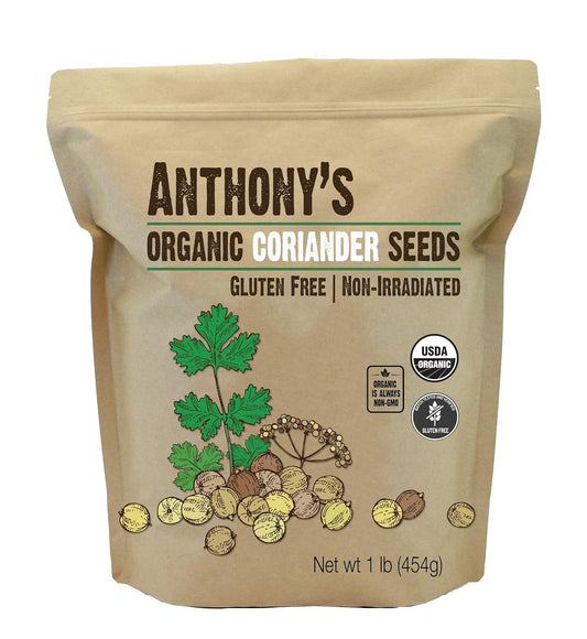 Anthony's Organic Coriander Seeds, 1 lb