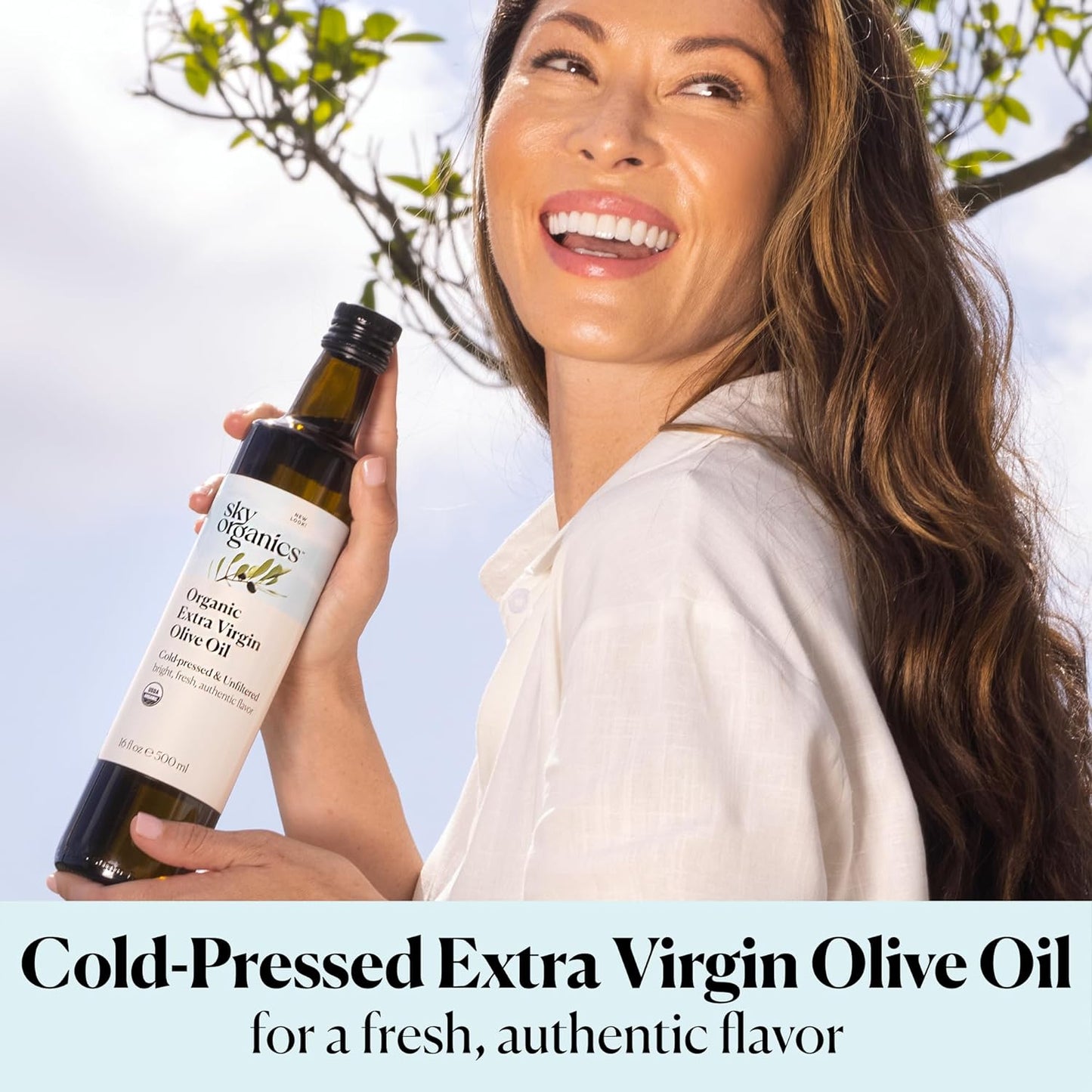 Sky Organics USDA Organic Extra Virgin Olive Oil,  16.9 oz