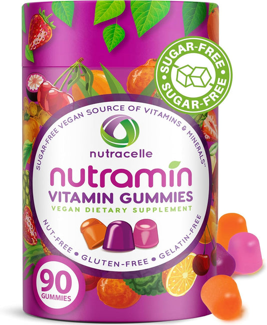 NUTRAMIN Daily Vegan Keto Multivitamin Gummies - 90 Count