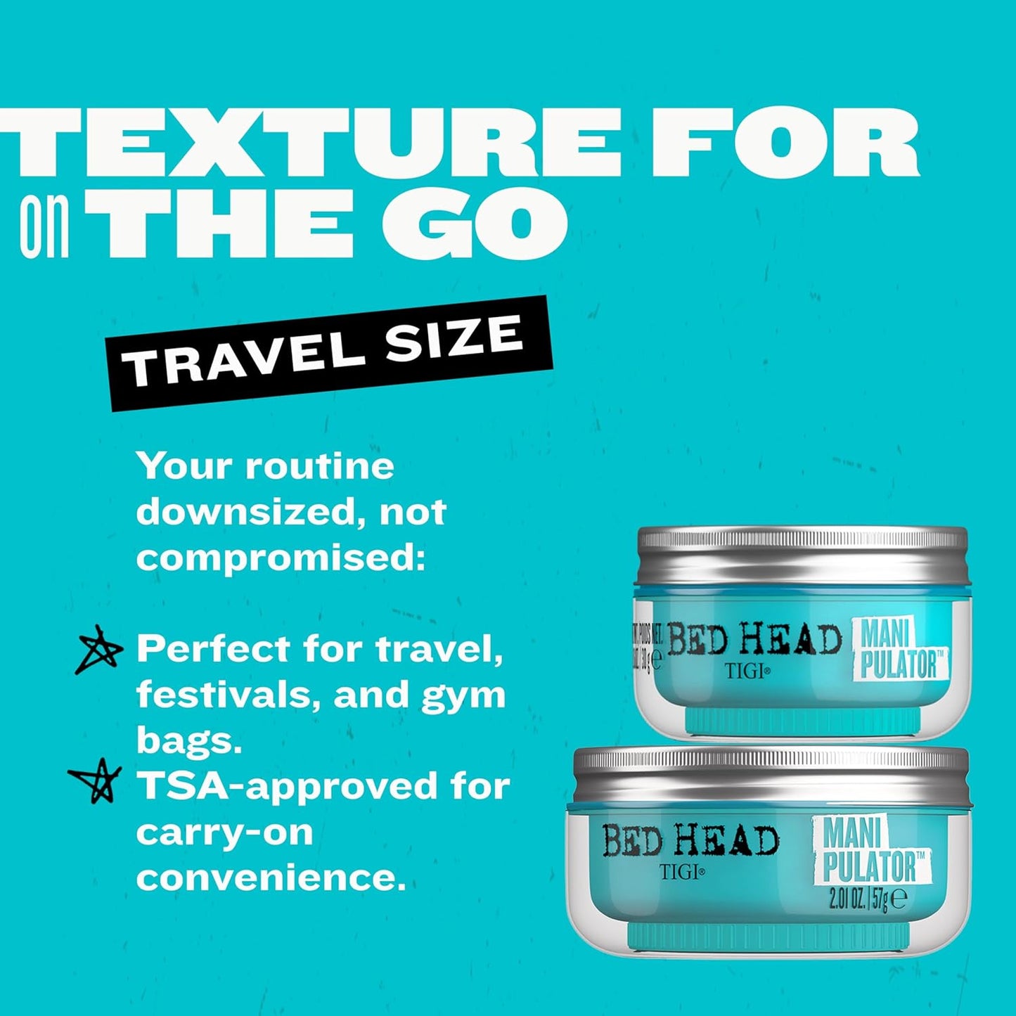 Bed Head by TIGI Manipulator Texturizing Putty, Travel Size - 1.06 oz