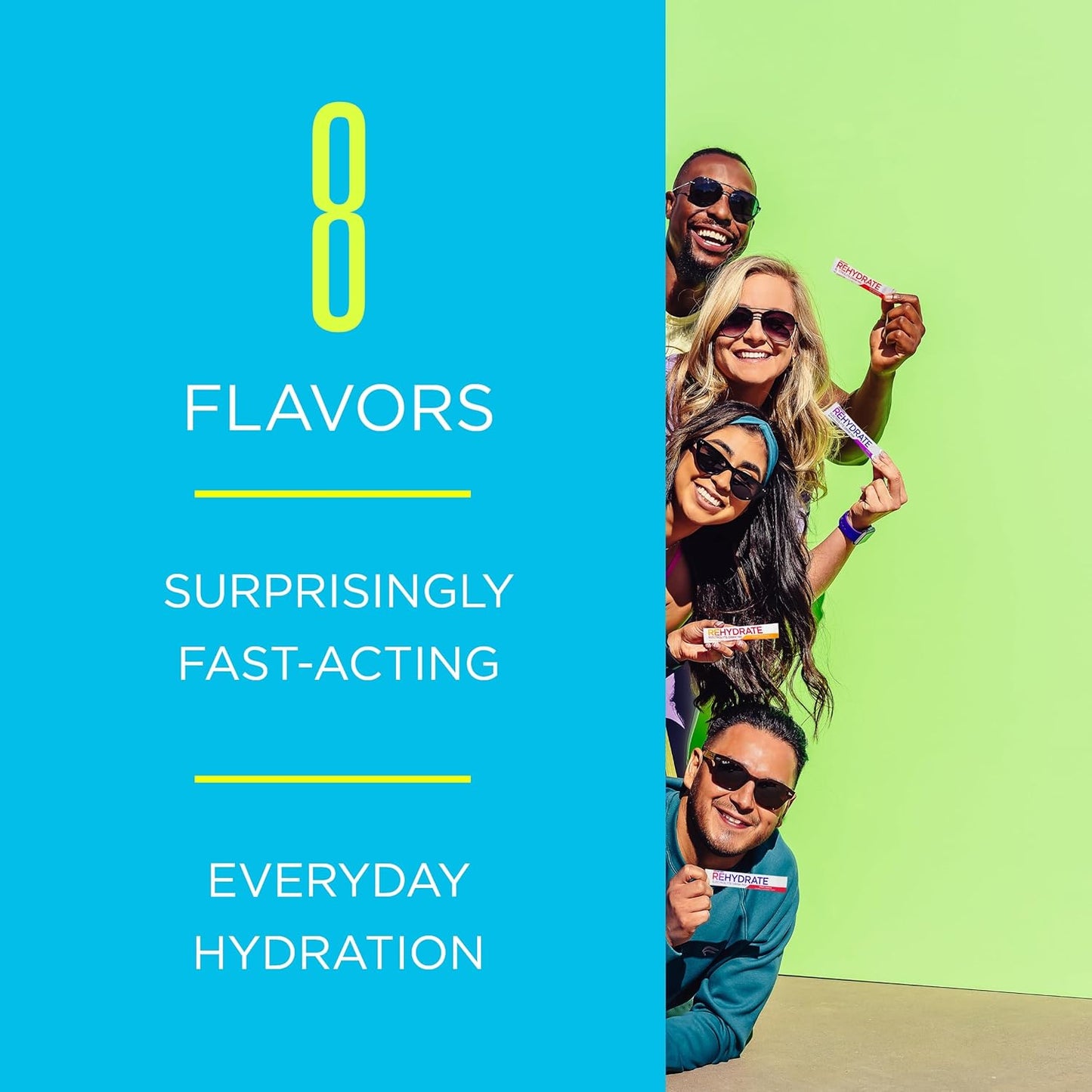 AdvoCare Rehydrate Electrolyte Drink Mix  - Red Raspberry, 12.7 oz