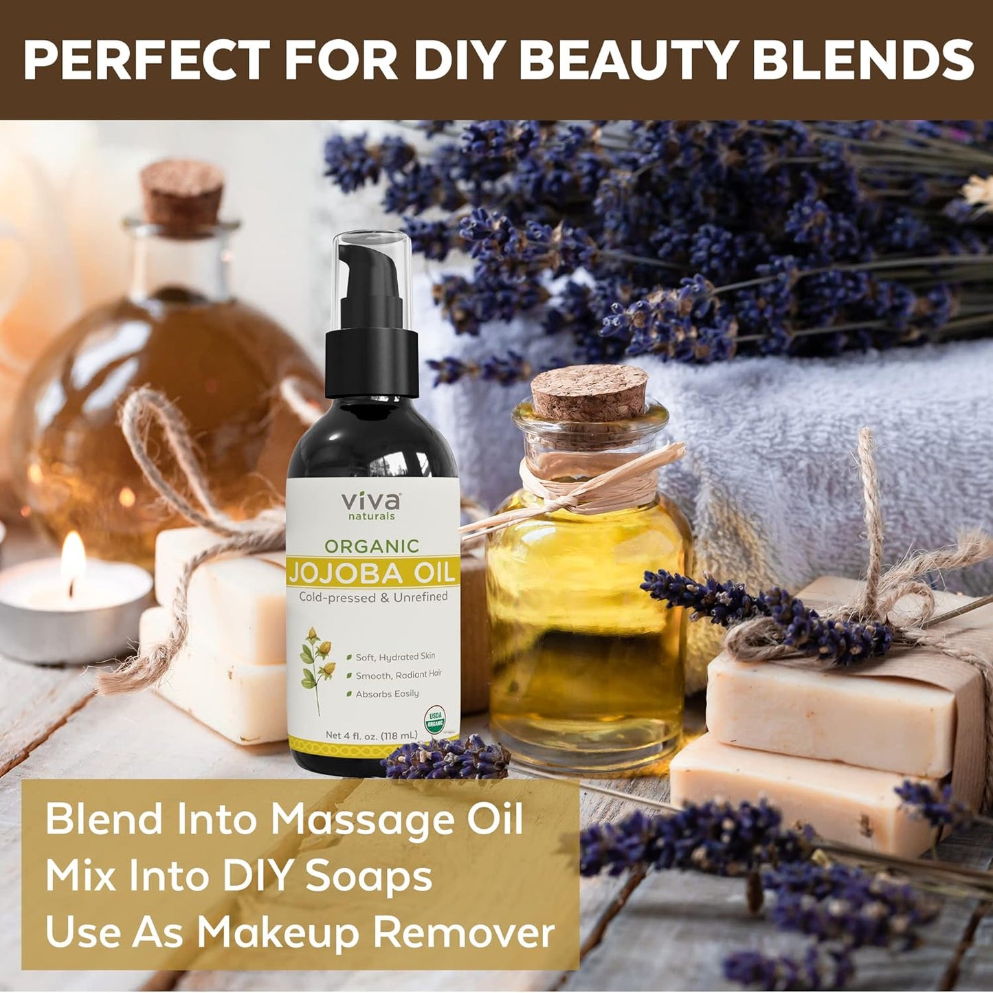 Jojoba Oil Organic Cold Pressed Unrefined 4 fl oz