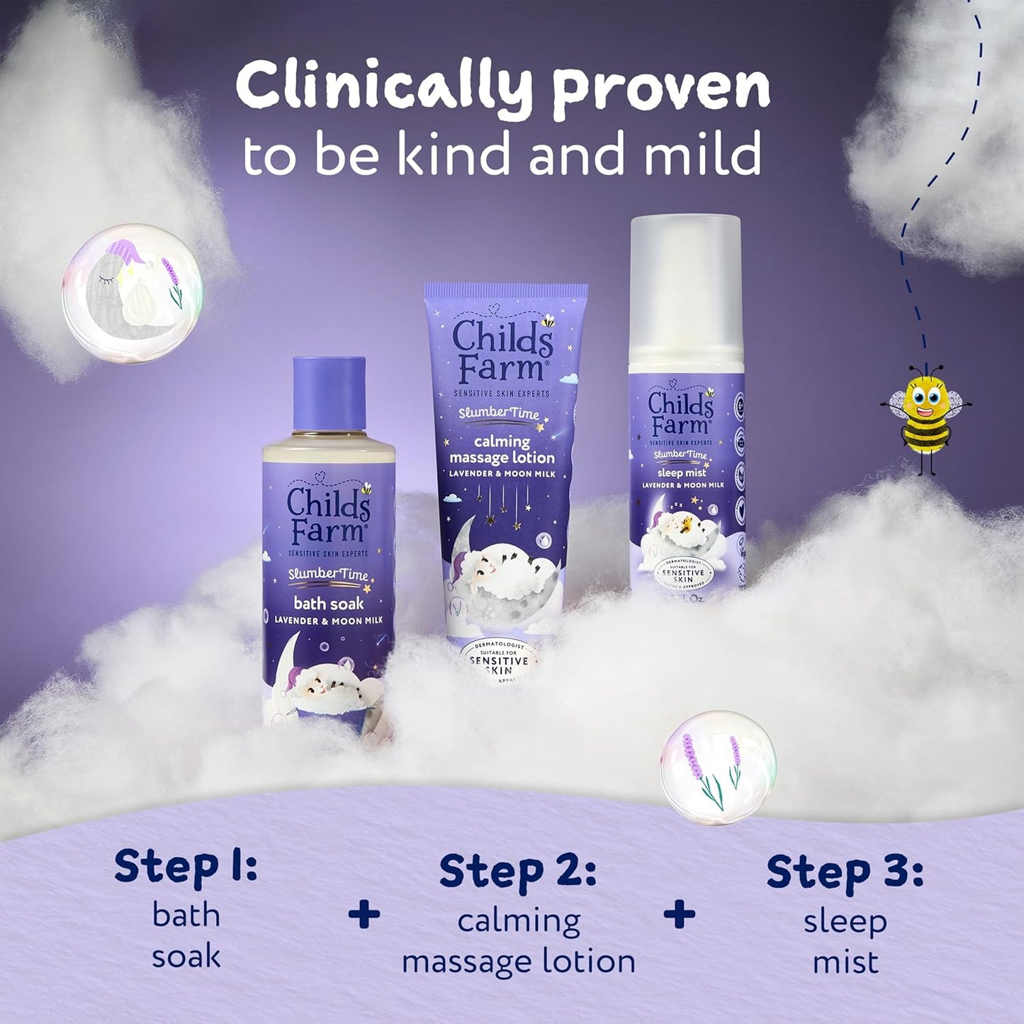 Childs Farm SlumberTime Sleep Mist, Lavender & Moon Milk -  3.3 fl oz
