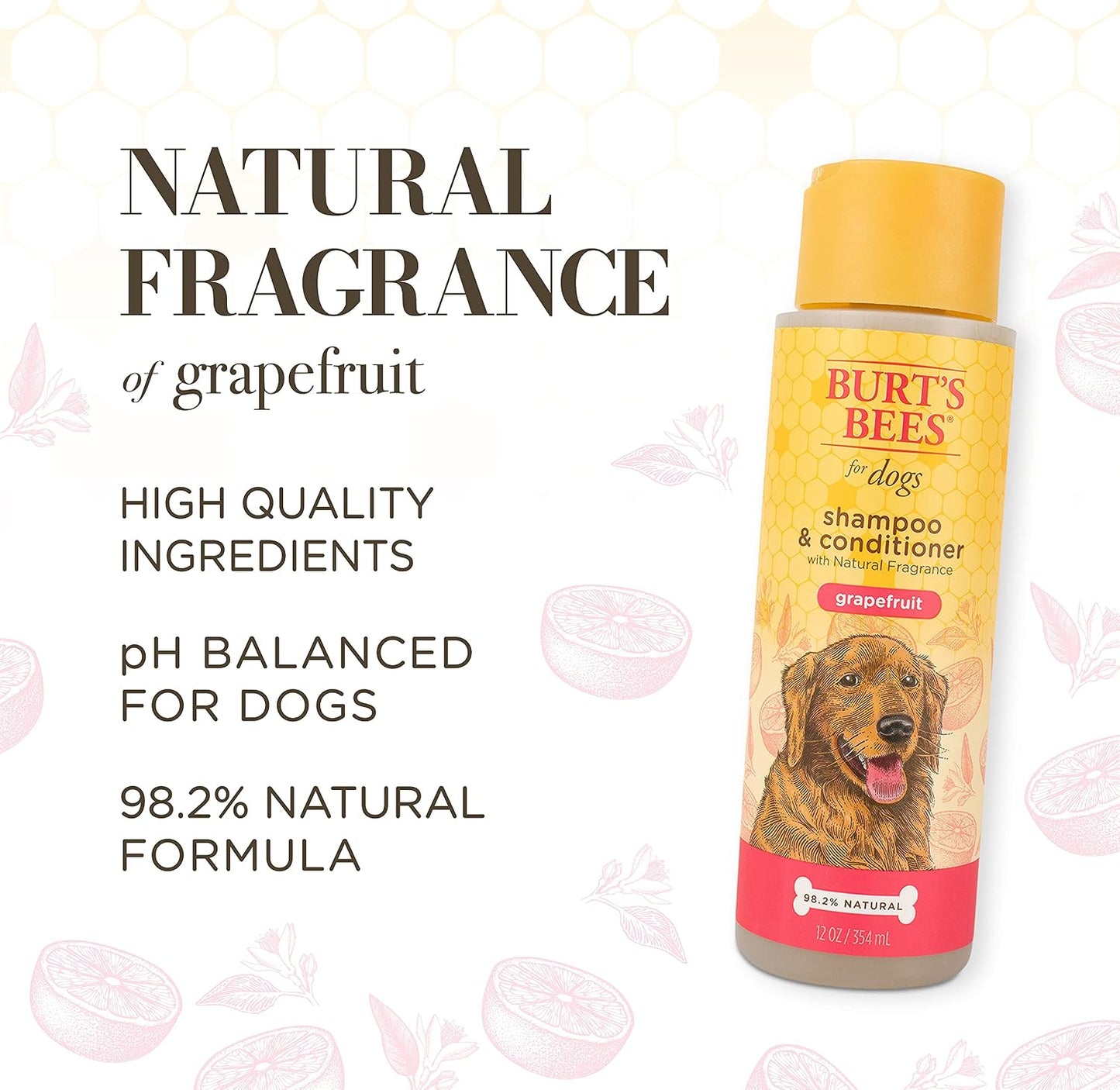 Burt's Bees for Pets Shampoo & Conditioner - 12 Oz
