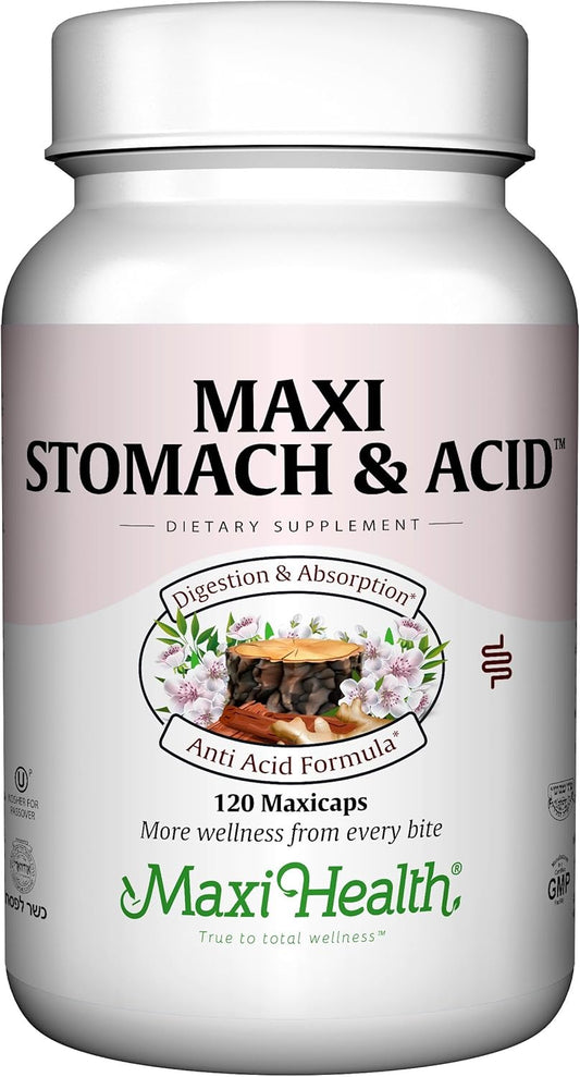 Maxi Stomach Anti Acid Support Full Spectrum Capsules, 120 Count