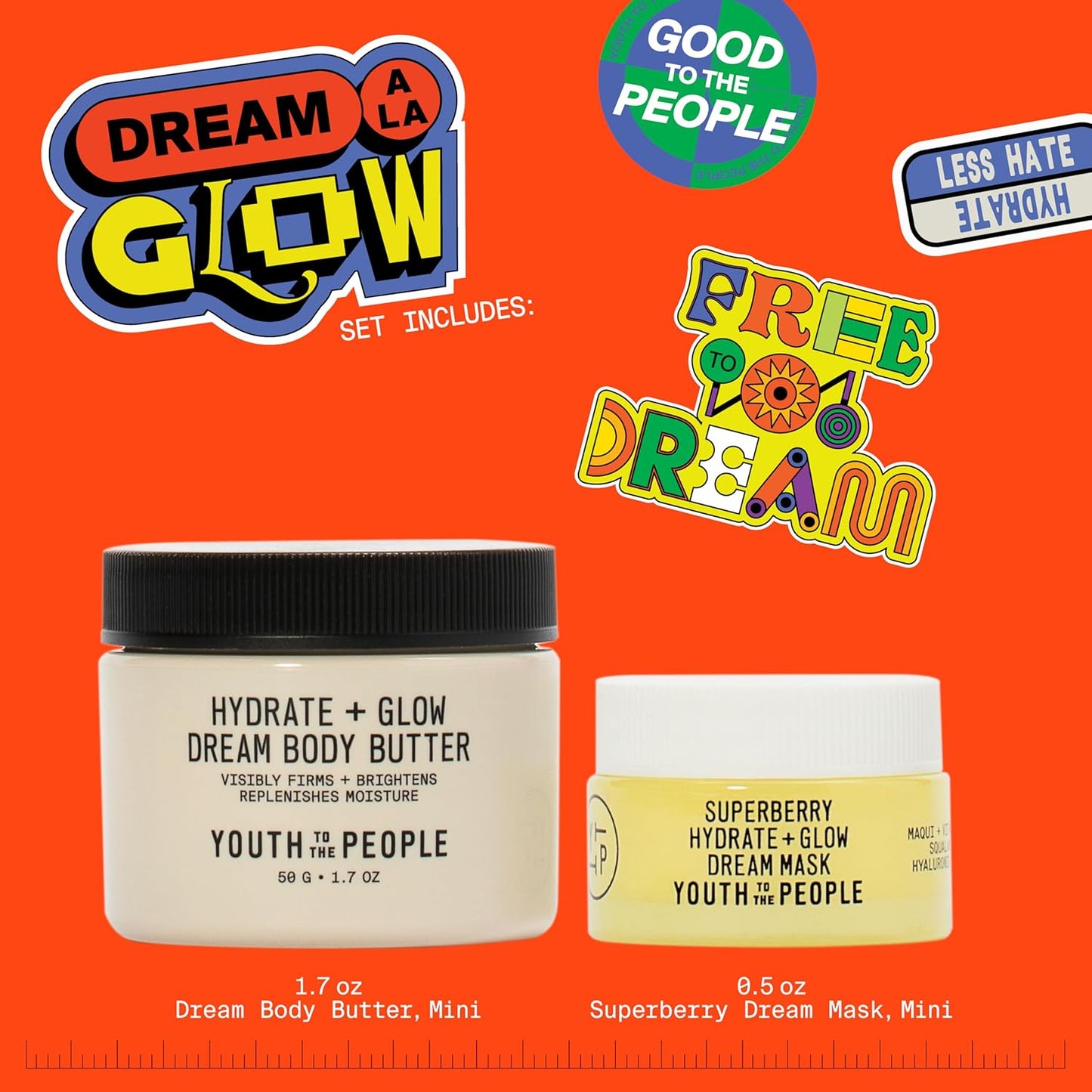 Youth To The People Dream A La Glow Set, 2-Pc Face + Body Hydration Giftset