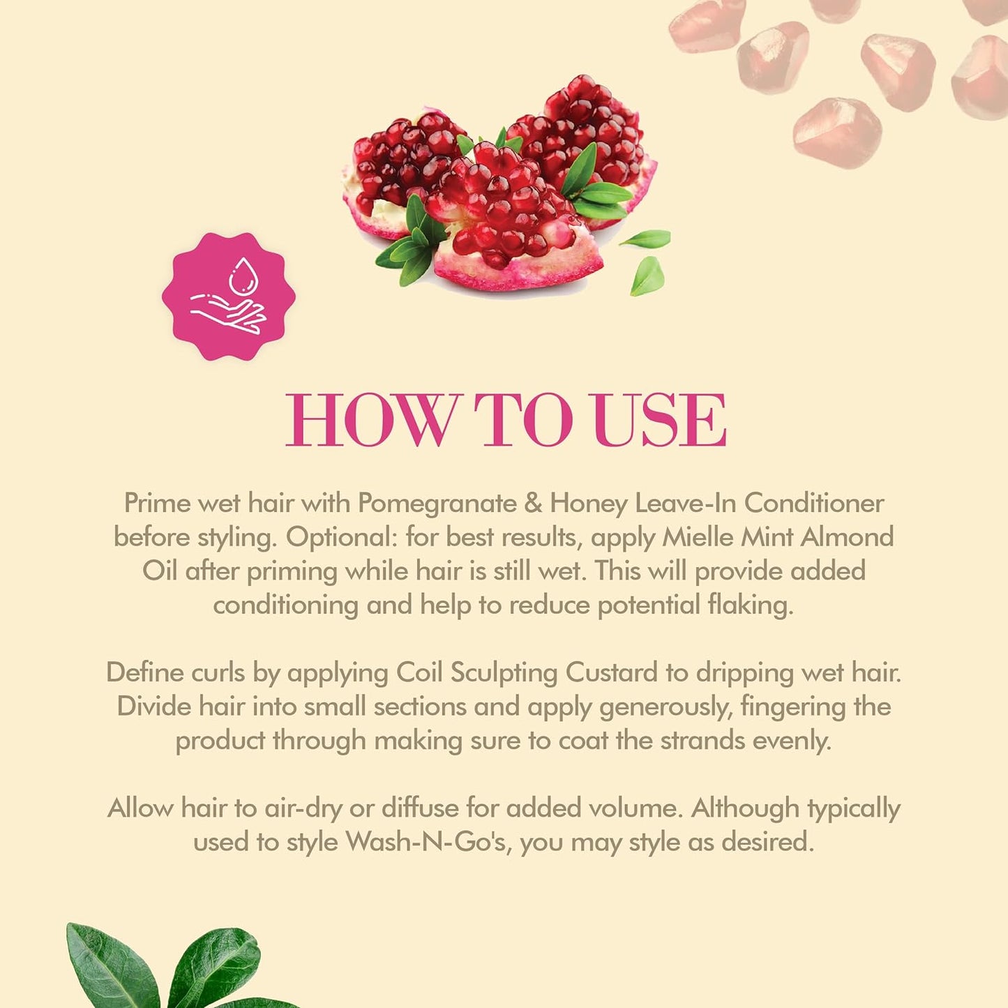 Mielle Organics Pomegranate & Honey Sculpting Custard