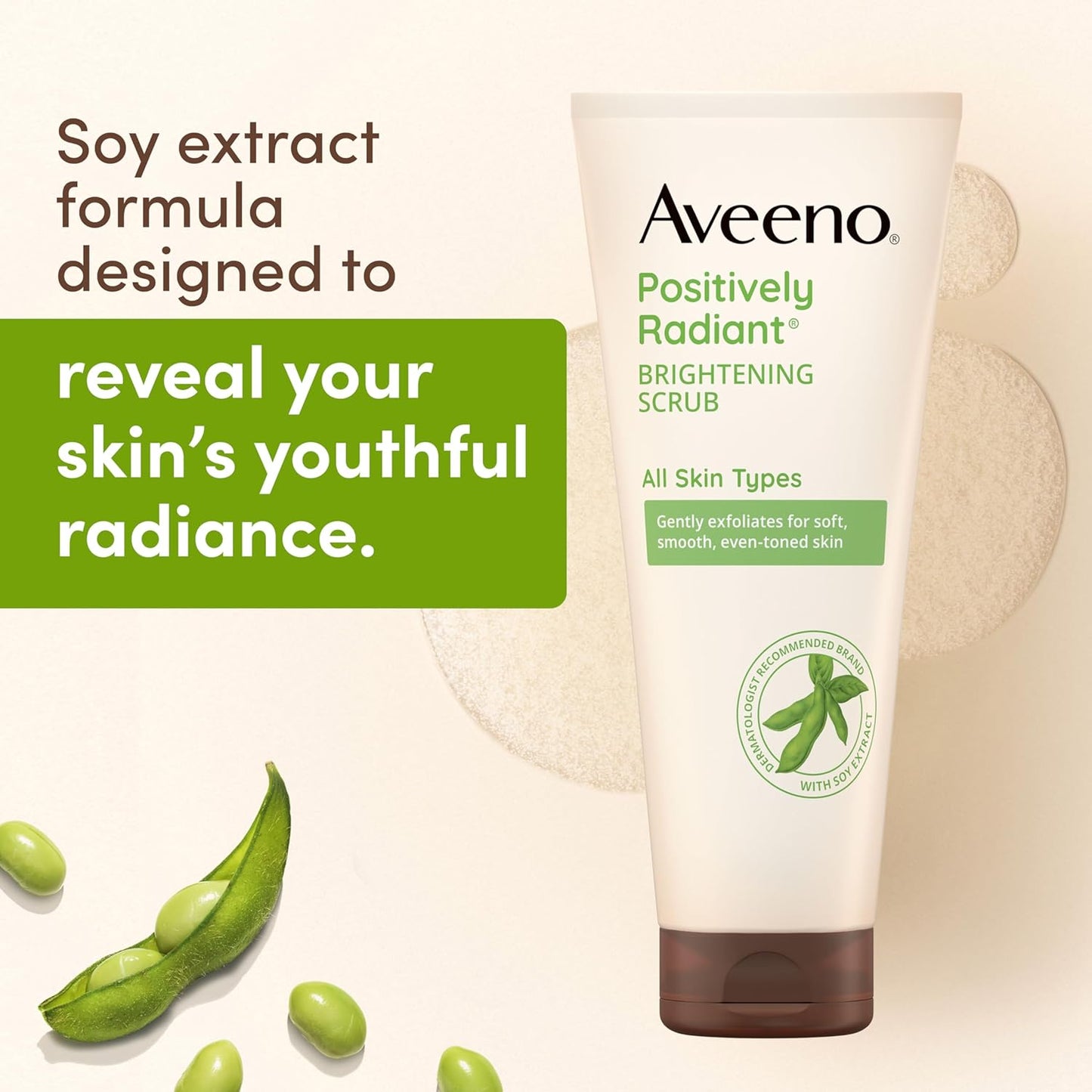Aveeno Positively Radiant Skin Brightening Facial Scrub - 5 oz