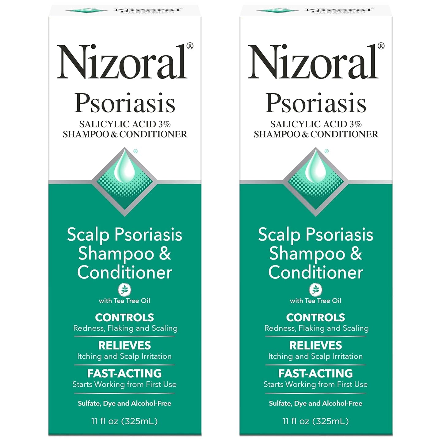 Nizoral Psoriasis Shampoo & Conditioner - 11 Oz, 2 Pk