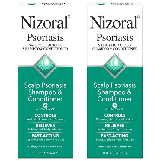 Nizoral Psoriasis Shampoo & Conditioner - 11 Oz, 2 Pk