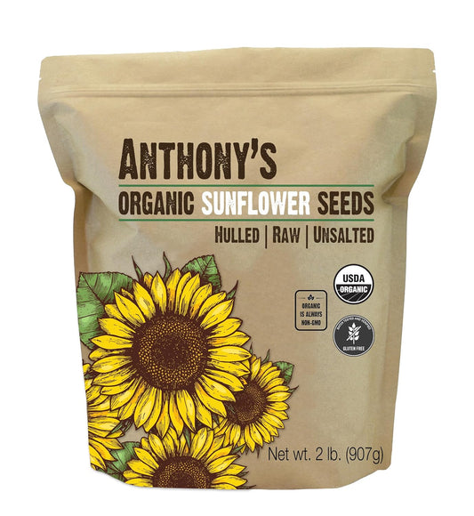 Anthony's Organic Hulled Sunflower Seeds, 2 lb