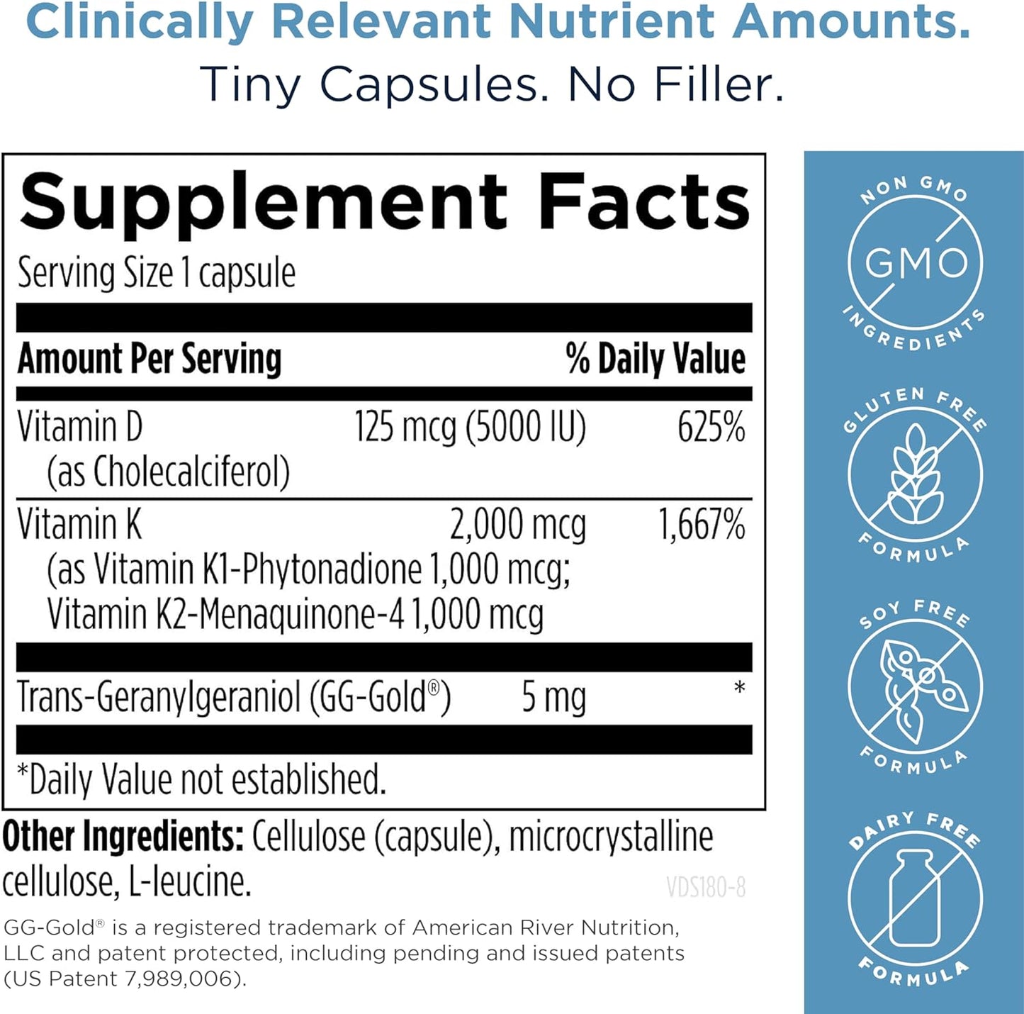 Designs for Health Vitamin D Supreme -60 Capsules