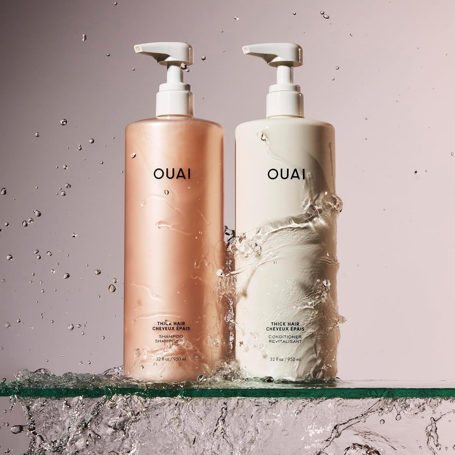 OUAI Thick Hair Conditioner Salon Size -32 Oz