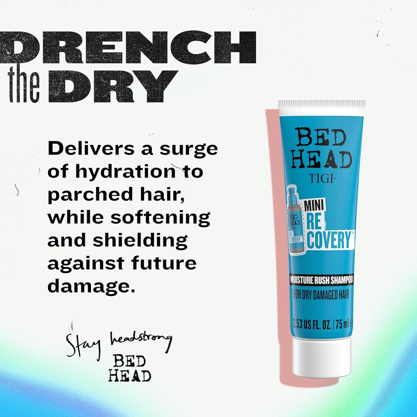 Bed Head by TIGI Recovery Shampoo, Travel Mini - 2.53 fl oz