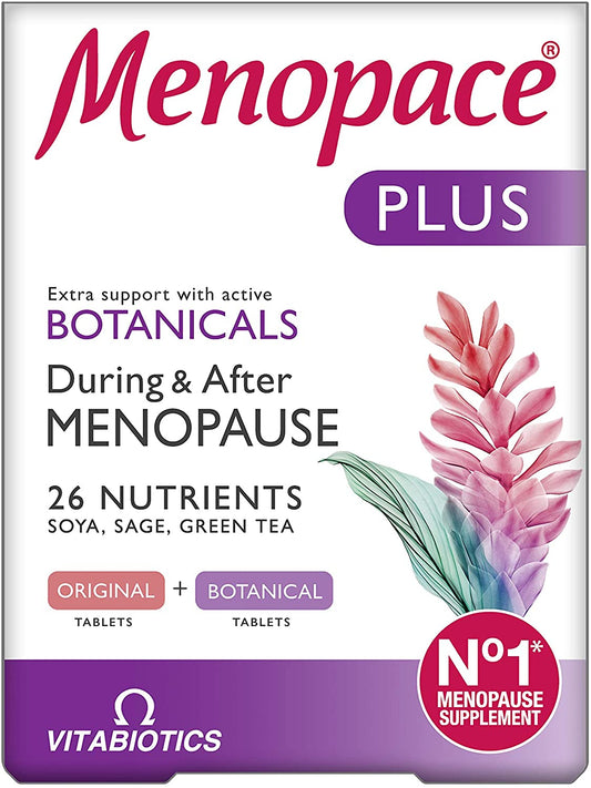 Vitabiotics Menopace Plus Tablets Pack of 56
