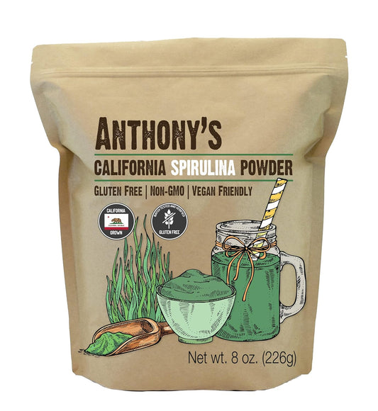 Anthony's California Spirulina Powder, 8 oz