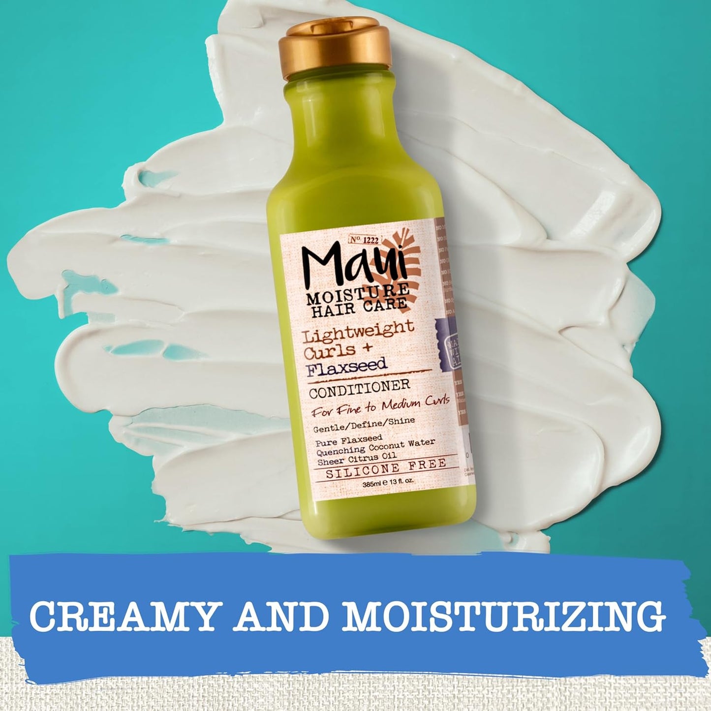 Maui Moisture Lightweight Curls + Flaxseed Conditioner, 13 Fl Oz