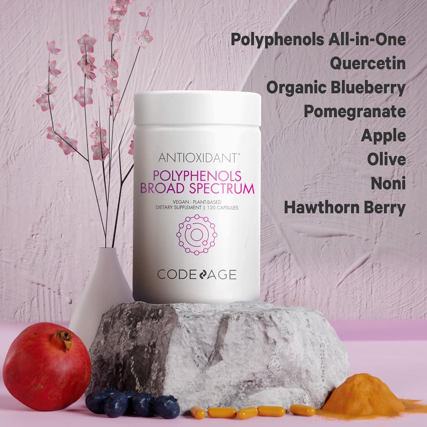Codeage Polyphenols Supplement 120 Capsules