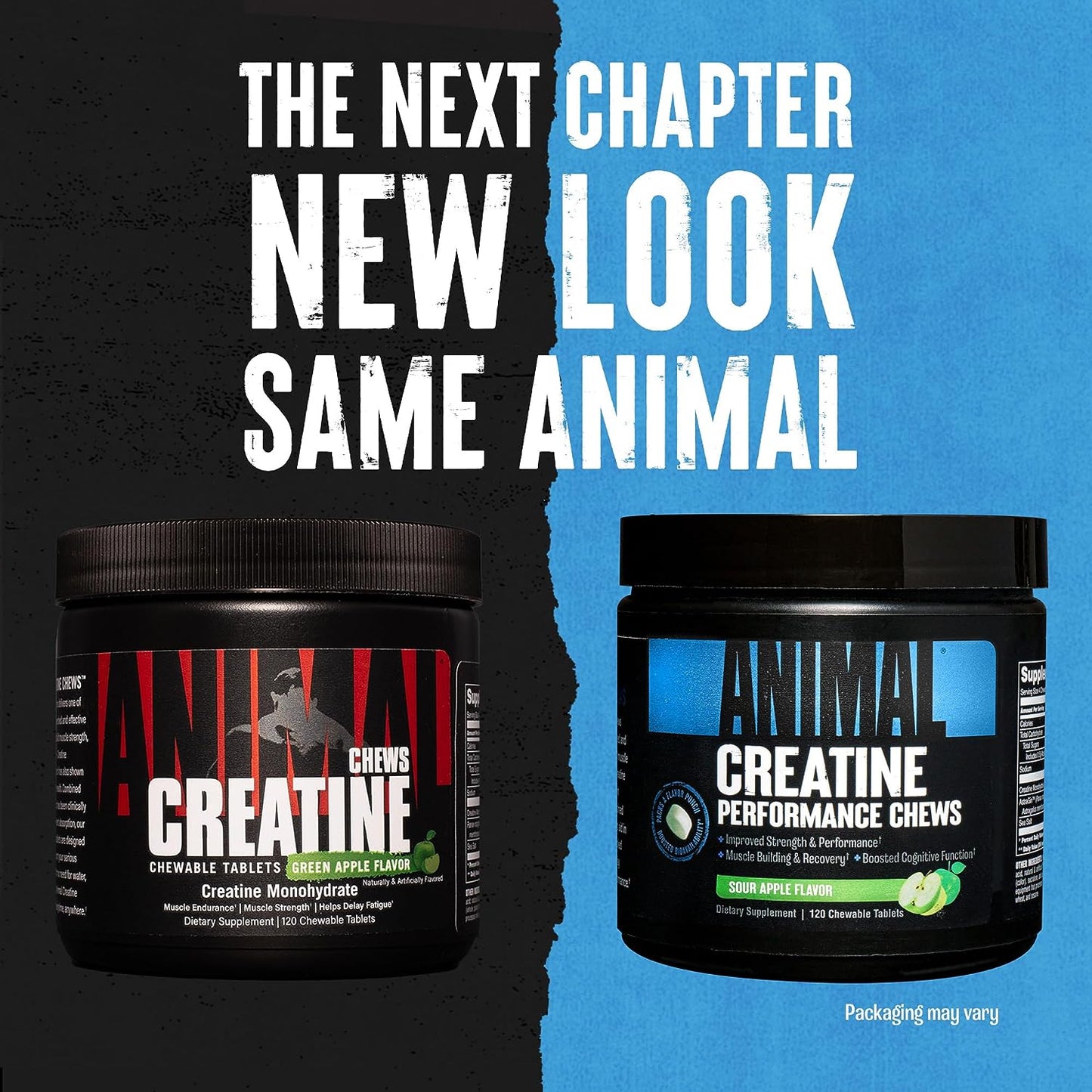 Animal Creatine Chews Tablets - Enhanced Creatine Monohydrate with AstraGin to Improve Absorption