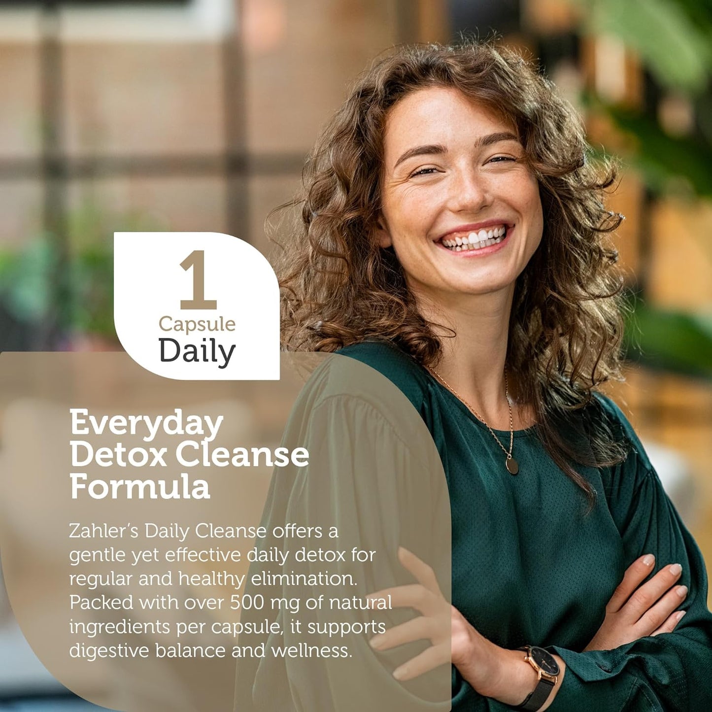 Zahler Daily Cleanse, Digestive Cleanse & Detox Formula 60 Capsules
