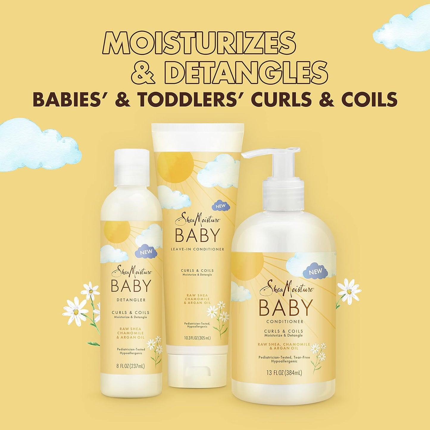 SheaMoisture Baby Leave-In Conditioner for Curly Hair Raw Shea