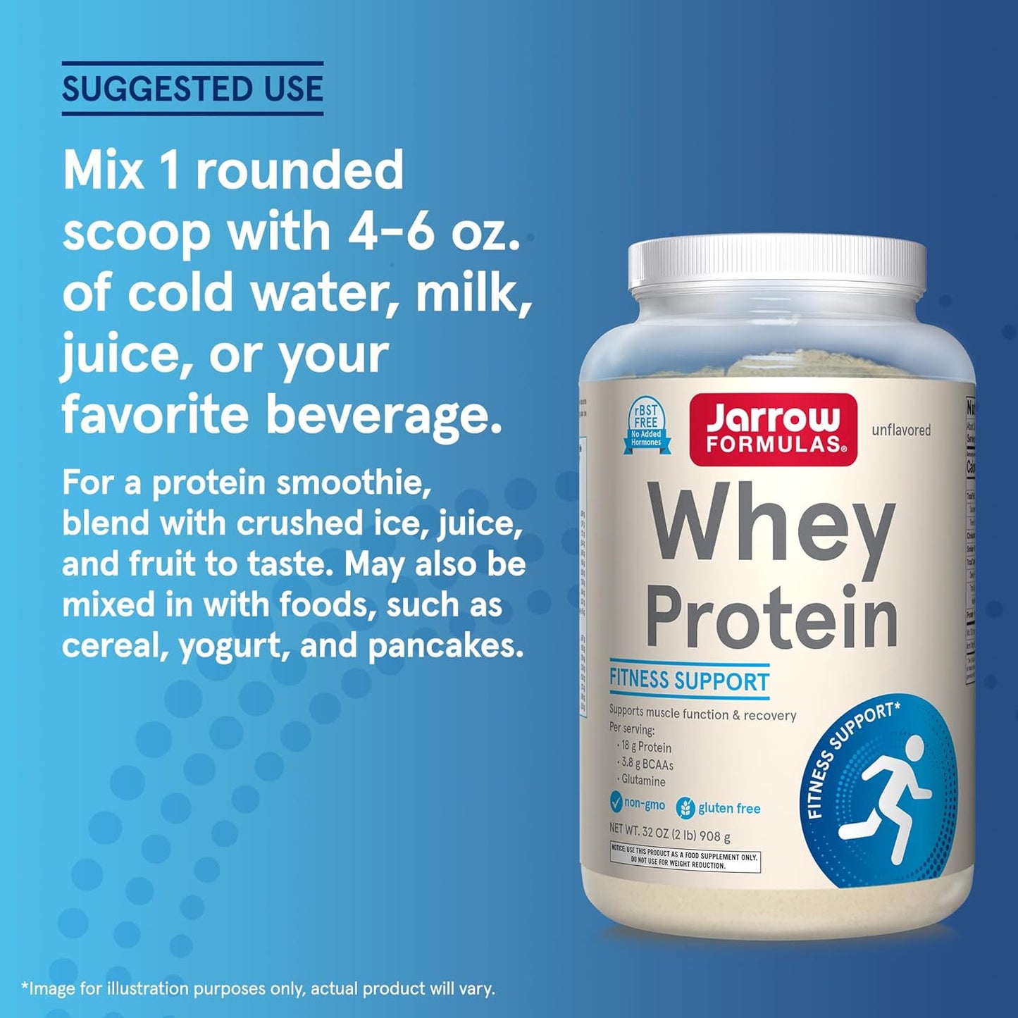 Jarrow Formulas Whey Protein Fitness support