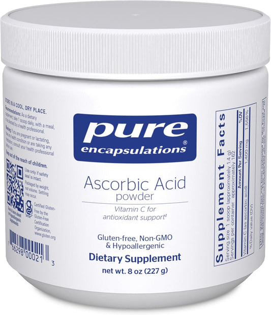Pure Encapsulations Ascorbic Acid Powder - 8 Ounces
