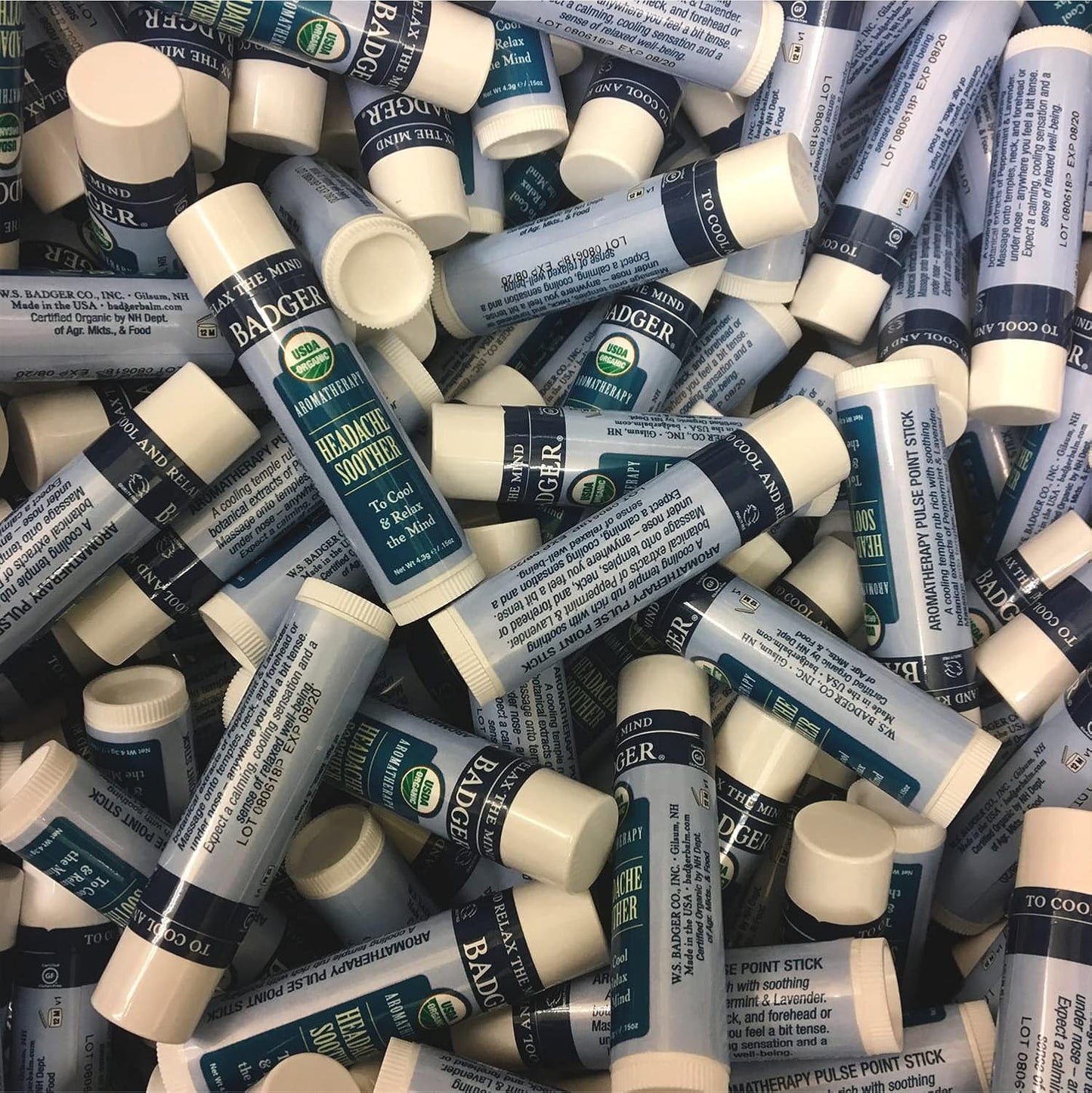Badger Headache Soother - .6 oz Stick