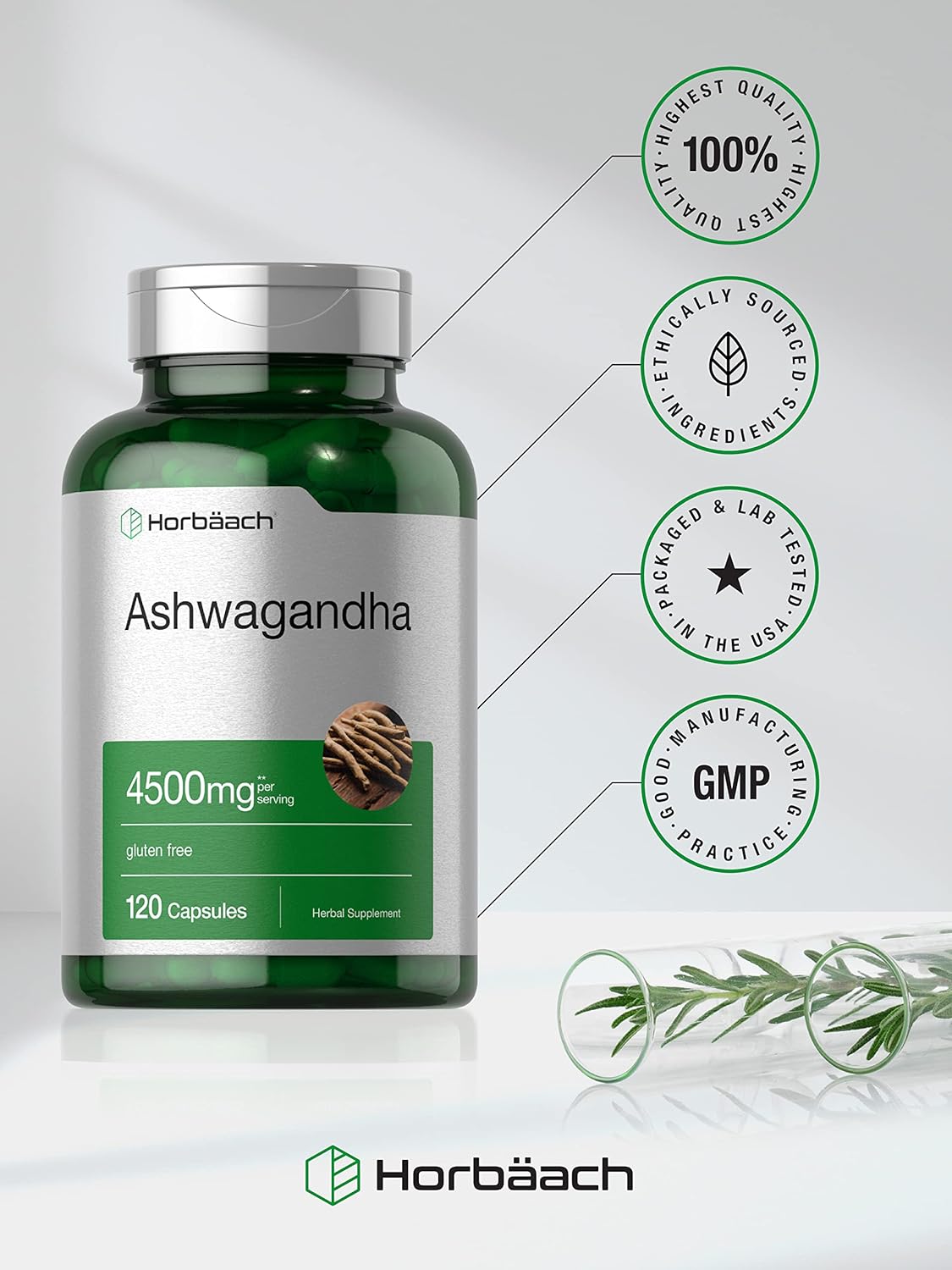 Ashwagandha Supplement  120 Capsules