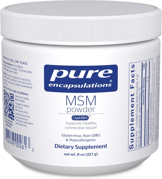 Pure Encapsulations MSM Powder - 8 Ounces