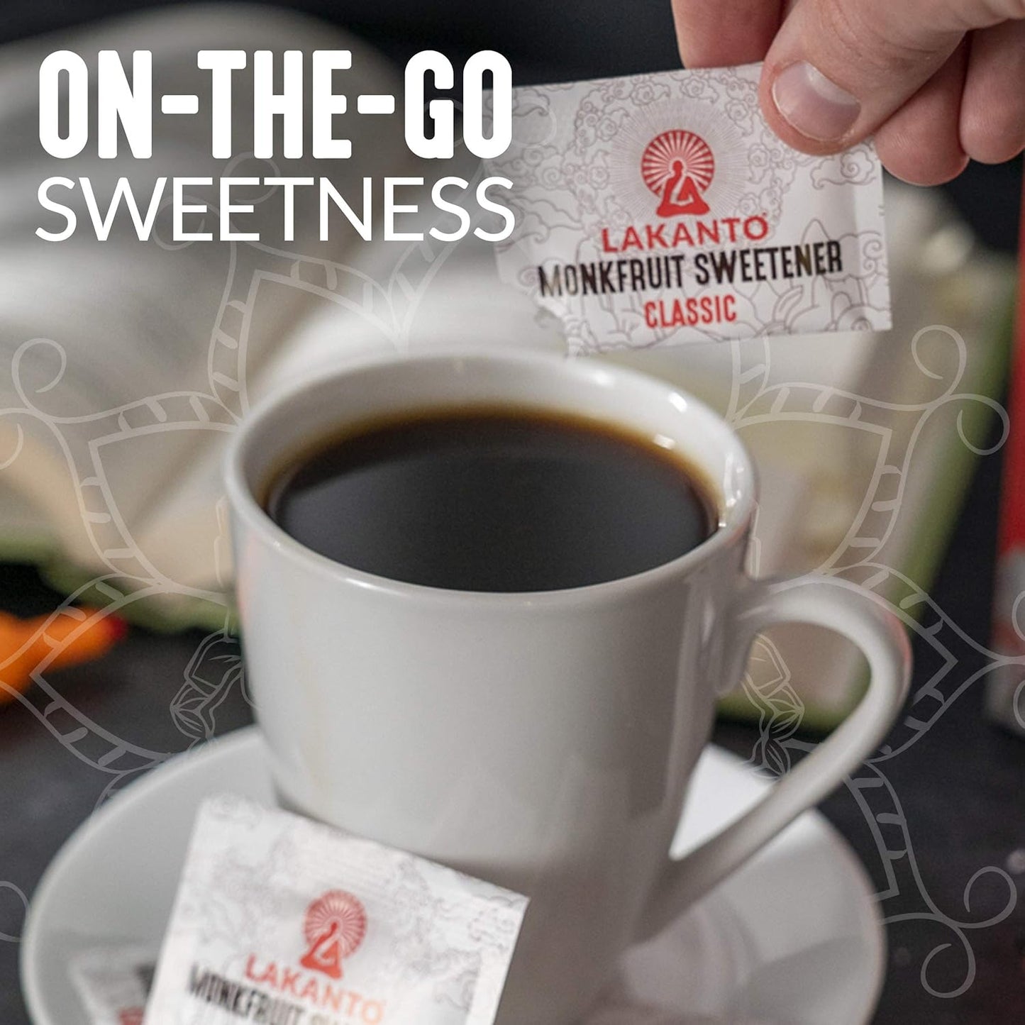 Lakanto Classic Monk Fruit Sweetener with Erythritol Sweetener Packets -  Classic (3g - 30 Count)