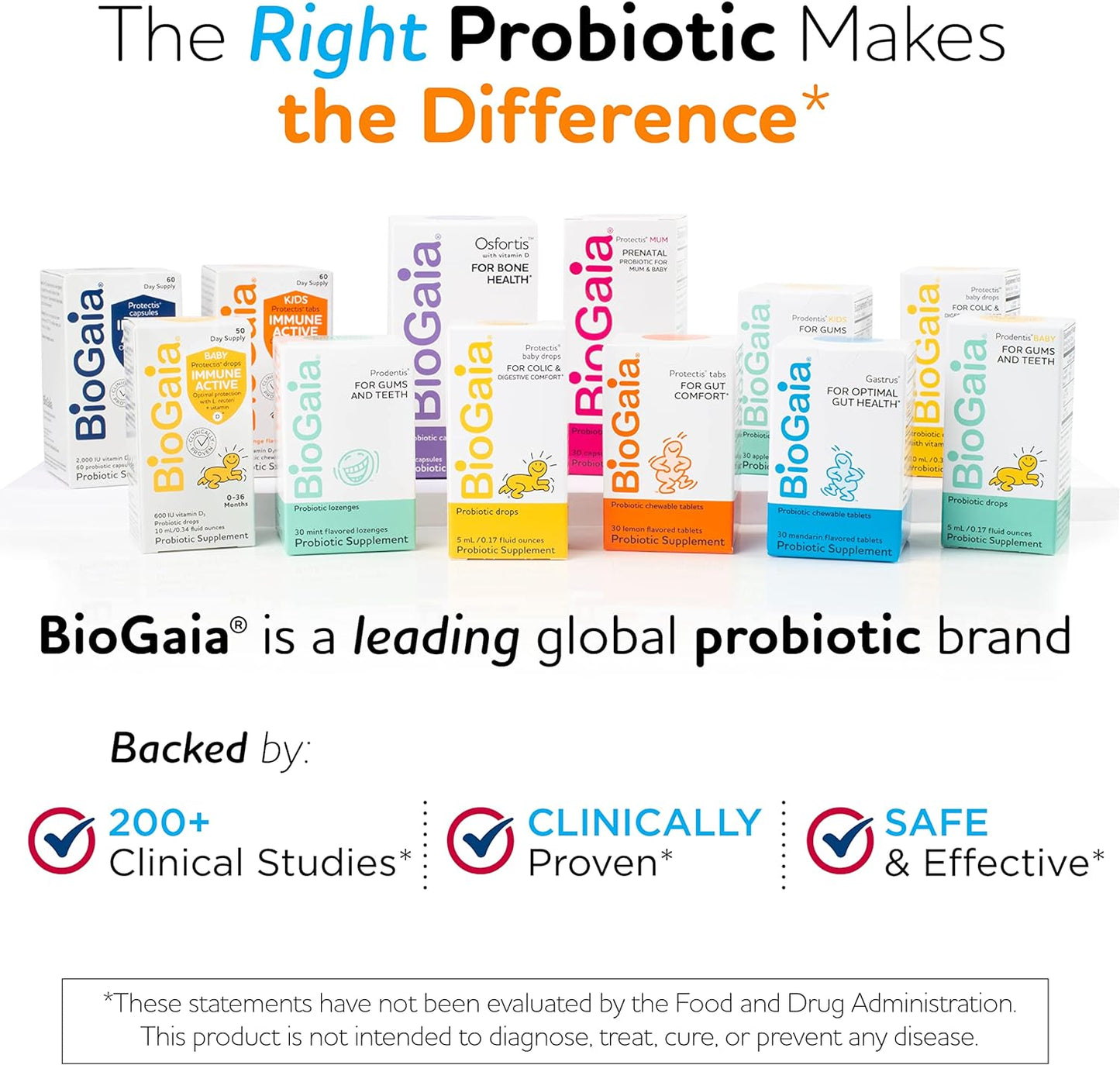 BioGaia Protectis Immune Active Baby | Probiotic + Vitamin D 50 Day Supply