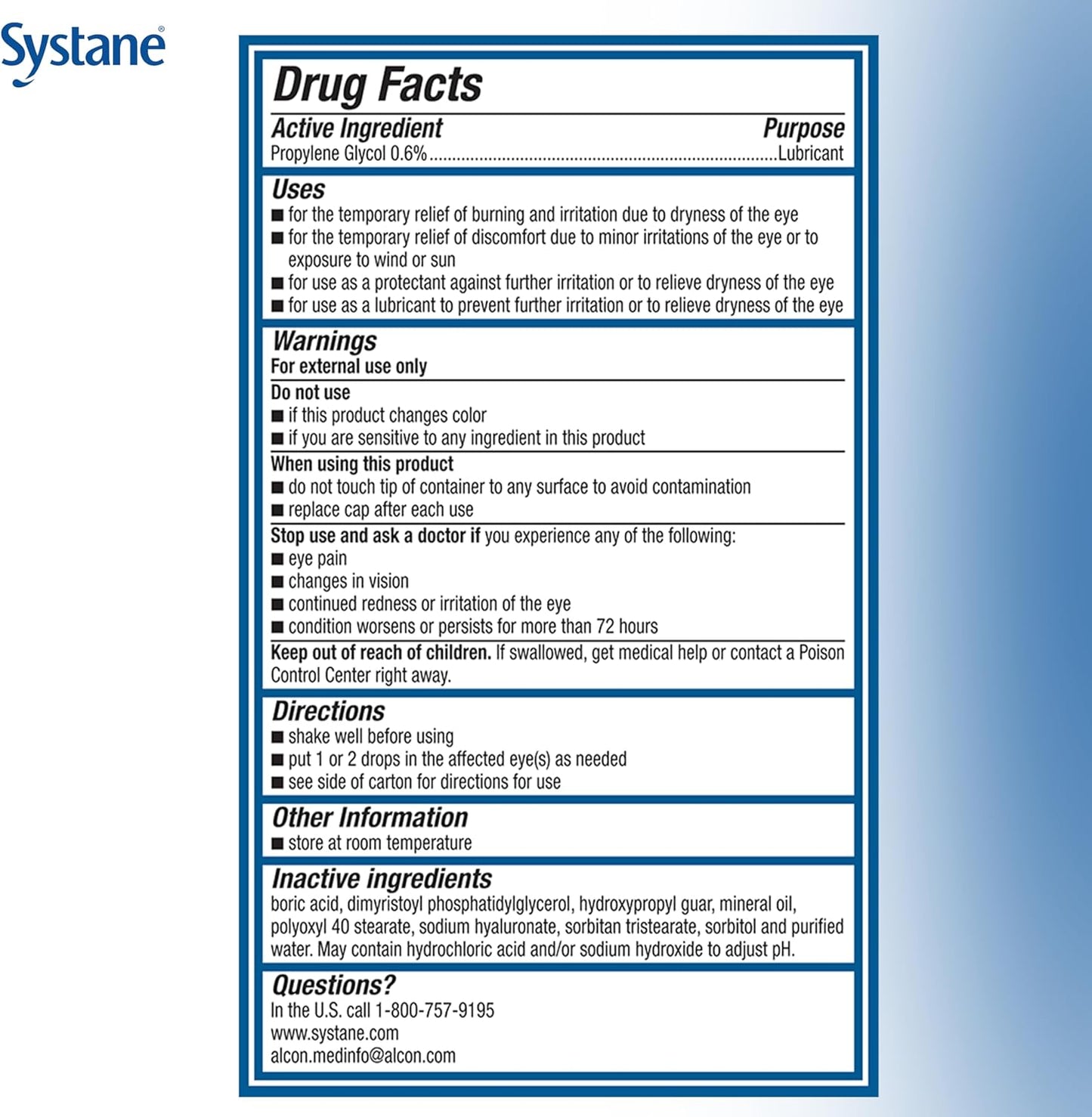 Systane Pro PF Dry Eye Relief Preservative Free Lubricant Eye Drops - 10 mL