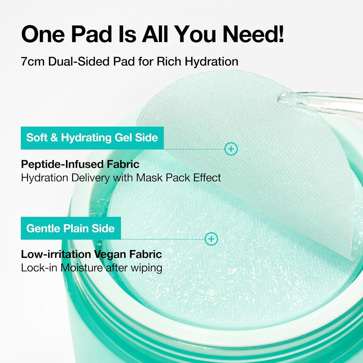 ANUA PDRN 100 Hyaluronic Acid Pad - 60 Pads