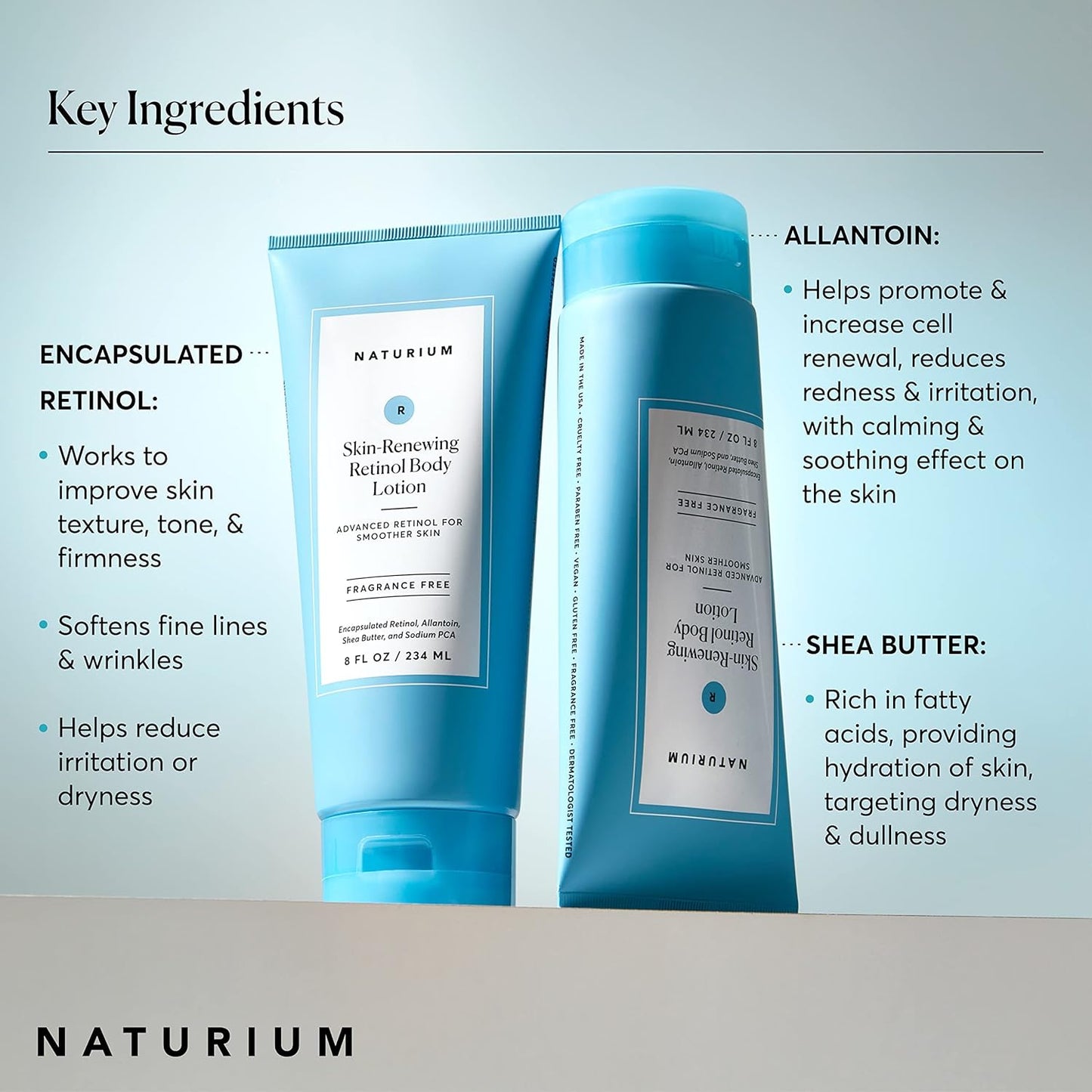 Naturium Skin-Renewing Retinol Body Lotion- 8 oz