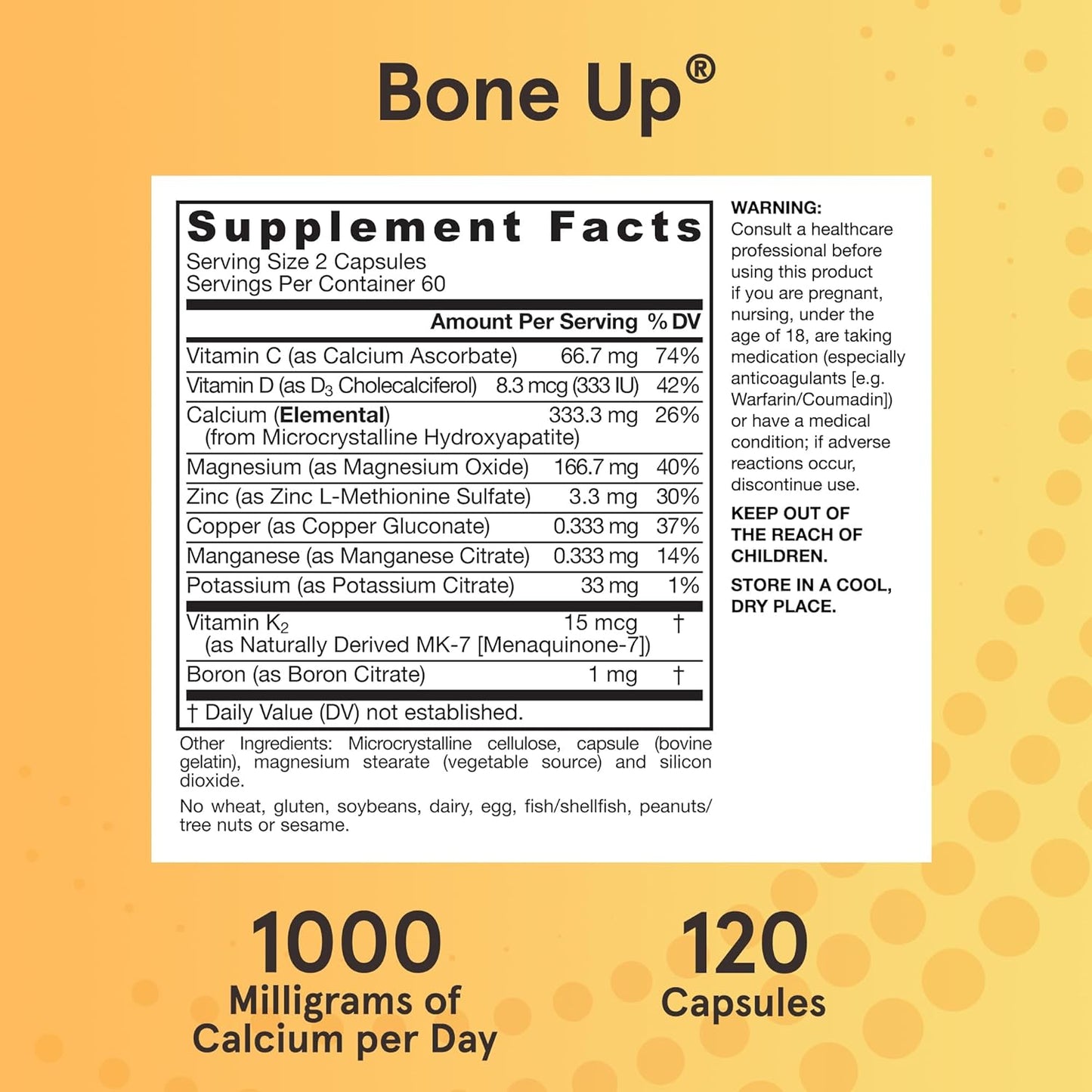 Jarrow Formulas BoneUp - 120 Capsules