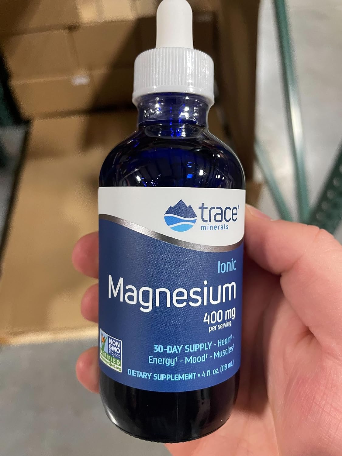 Trace Minerals | Liquid Ionic Magnesium 400 mg 4 fl oz