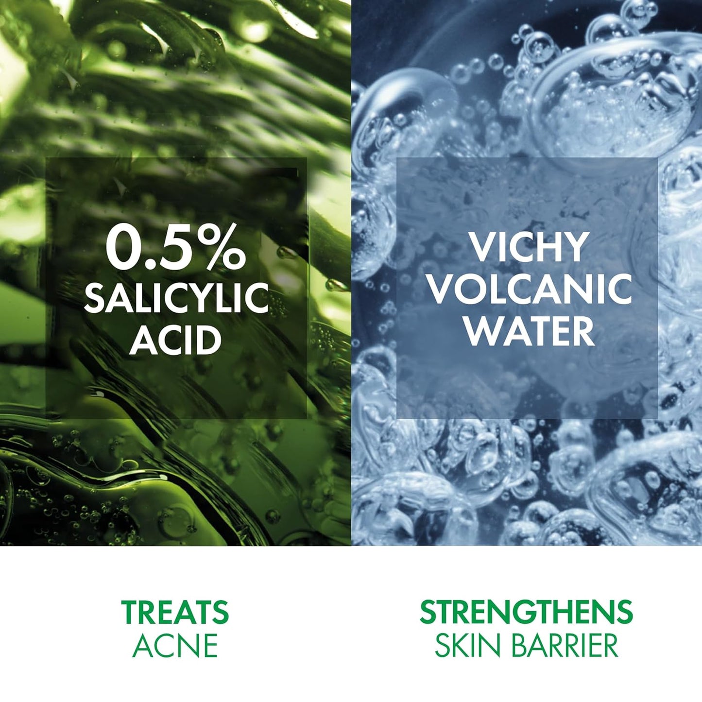 VICHY Normaderm Daily Acne Face Wash, Salicylic Acid Face Cleanser