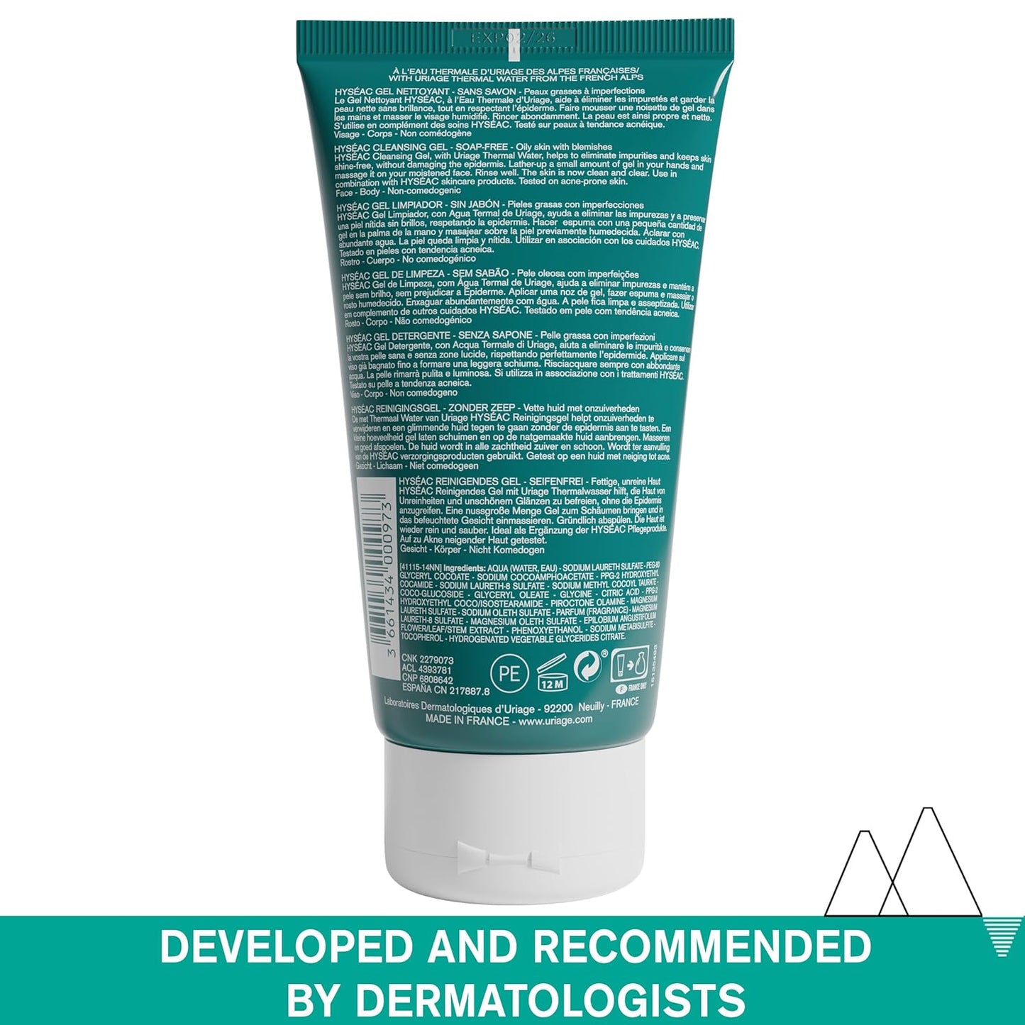 Uriage Hyseac Cleansing Gel - 5 Fl Oz